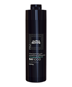 ESTEL Alpha Homme Pro - Тонизирующий шампунь для волос с охлаждающим эффектом 1000 мл